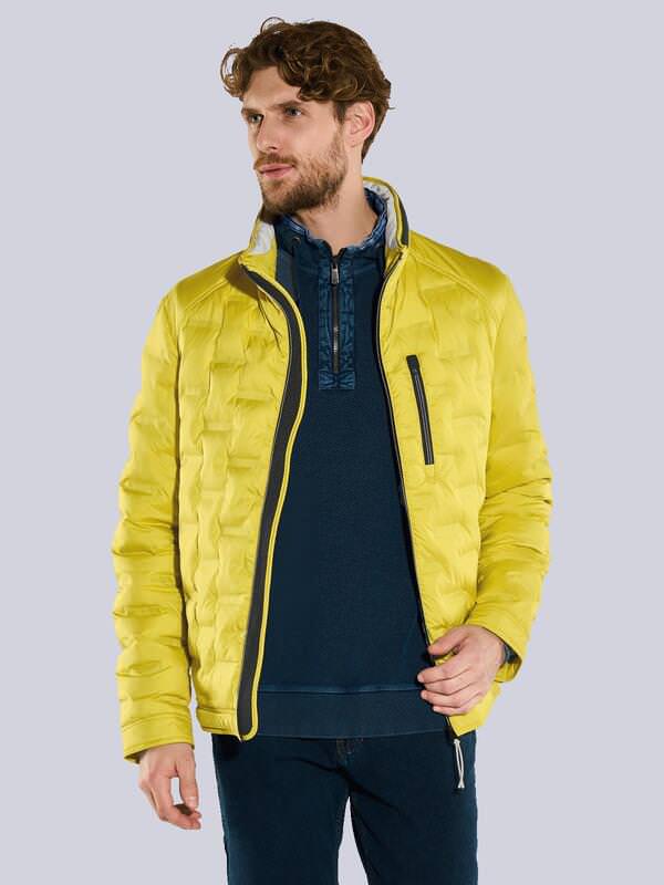 engbers Herren Steppjacke regular Gelb uni von engbers