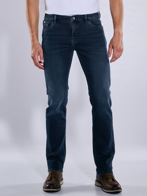 engbers Herren Super-Stretch-Jeans regular Blau uni von engbers