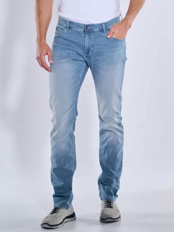 engbers Herren Super-Stretch-Jeans regular Blau uni von engbers