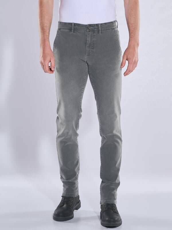 engbers Herren Super-Stretch-Jeans regular Grau uni von engbers
