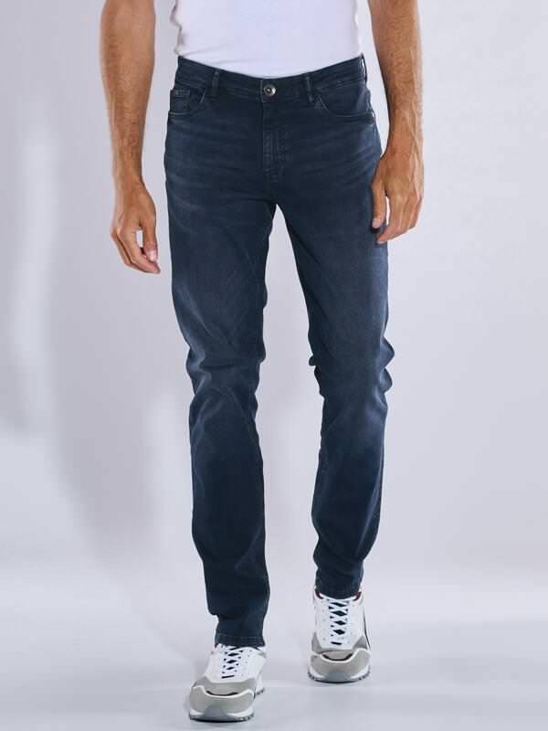 engbers Herren Super-Stretch-Jeans regular Blau uni von engbers