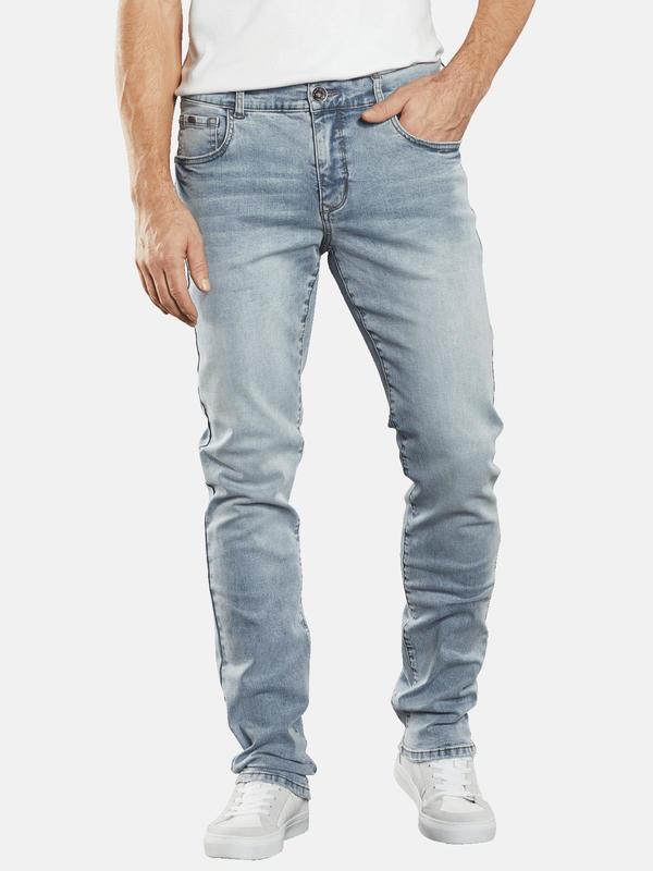 engbers Herren Super-Stretch-Jeans regular Blau uni von engbers
