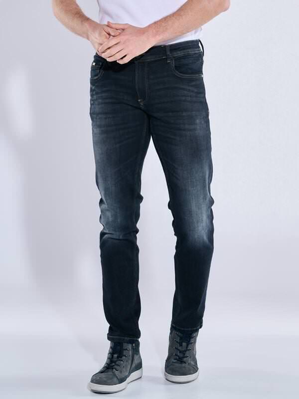 engbers Herren Super-Stretch-Jeans slim fit Blau uni von engbers