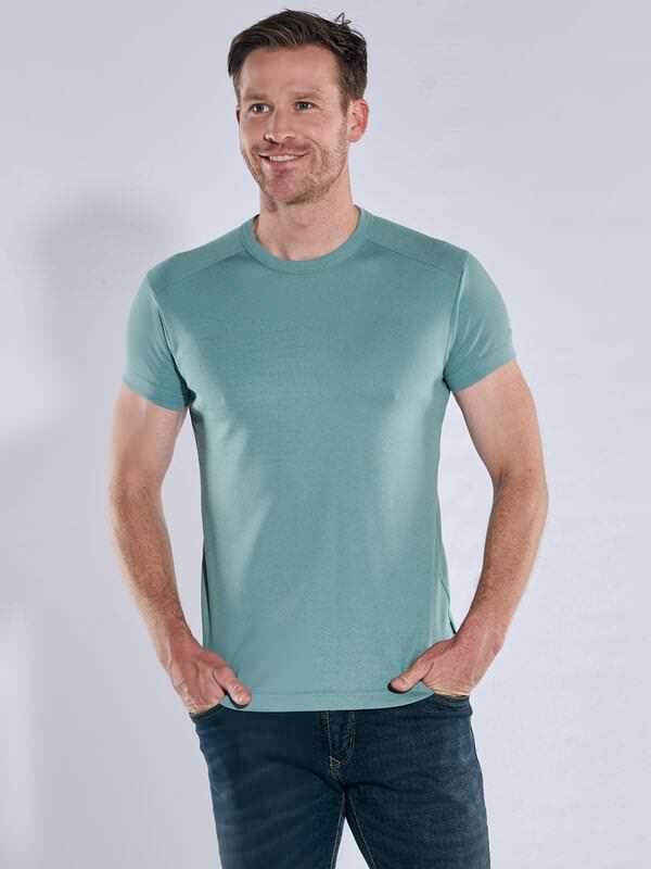 engbers Herren T-Shirt "My Favorite" Türkis regular uni Rundhals von engbers