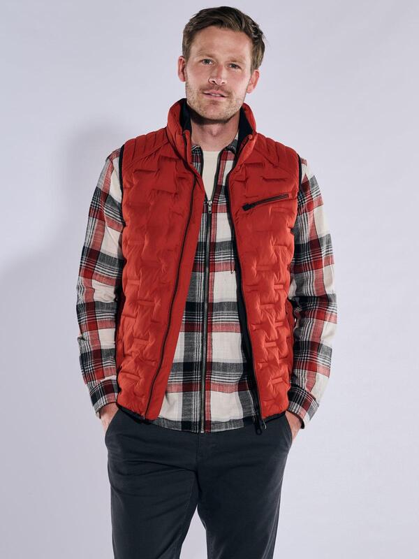engbers Herren Weste Rot regular uni von engbers