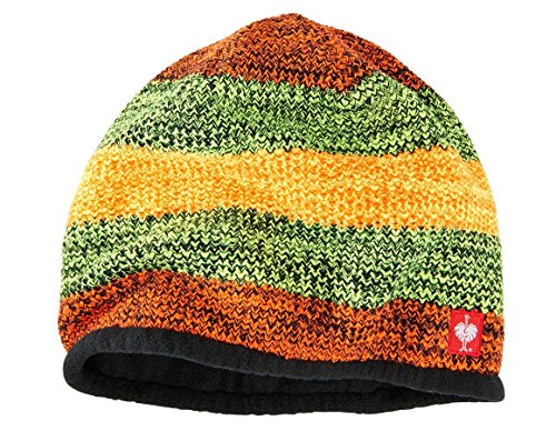 Engelbert Strauss Beanie Strickmütze e.s.Motion 2020 (X-Small, schwarz/warngelb/warnorange) von Engelbert Strauss