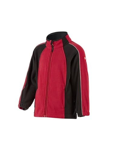 Engelbert Strauss E.S. Kinder Microfleece Jacke dryplexx® Micro (rot/schwarz, 122/128) von Engelbert Strauss