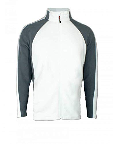 Engelbert Strauss e.s. microflece Jacke dryplexx® Micro Weiss/Schwarz/Grau (Weiss, M) von Engelbert Strauss