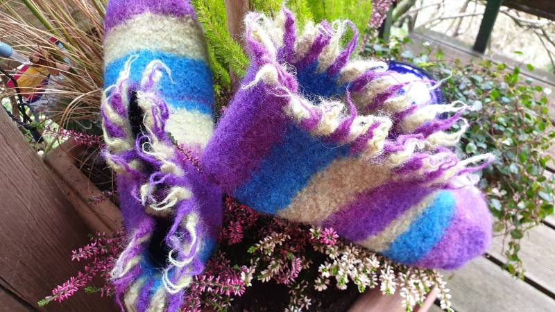 Filzhausschuh " Bonny Gr. 40 von englskreativwelt