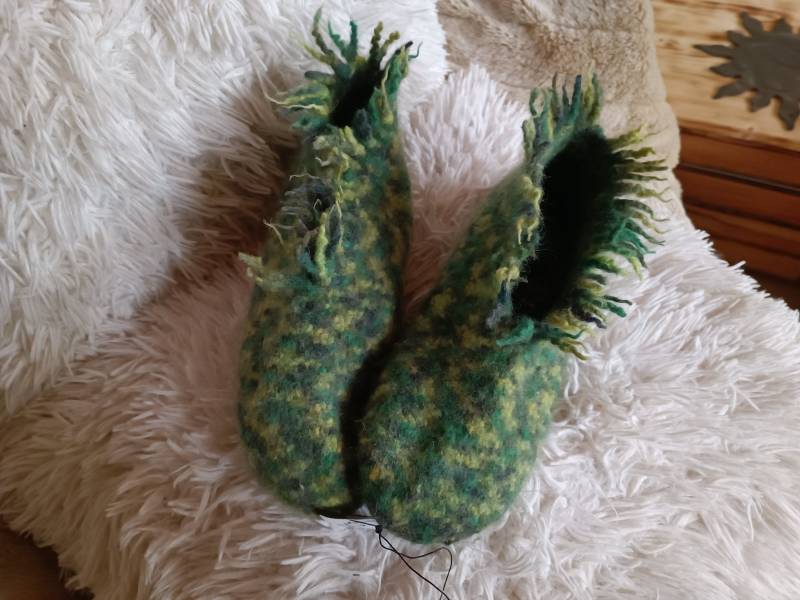 Filzhausschuh " Philo Gr. 42 von englskreativwelt