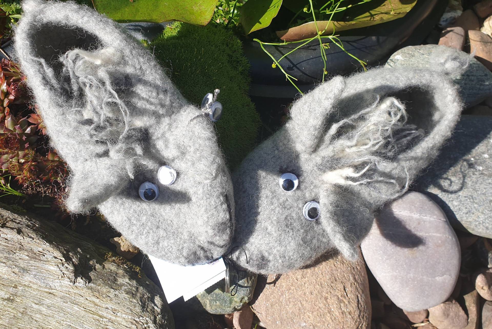 Filzhausschuhe "Emil Der Esel" Gr. 35 von englskreativwelt