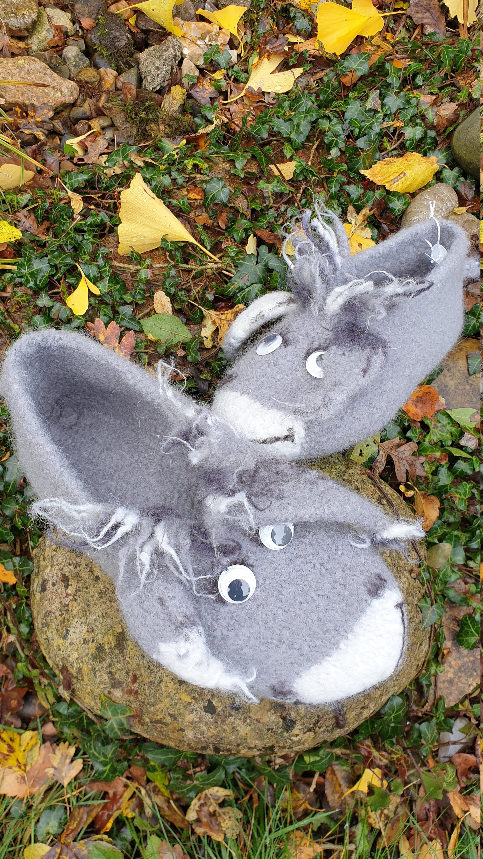 Filzhausschuhe " Emil Der Esel Gr. 36 von englskreativwelt