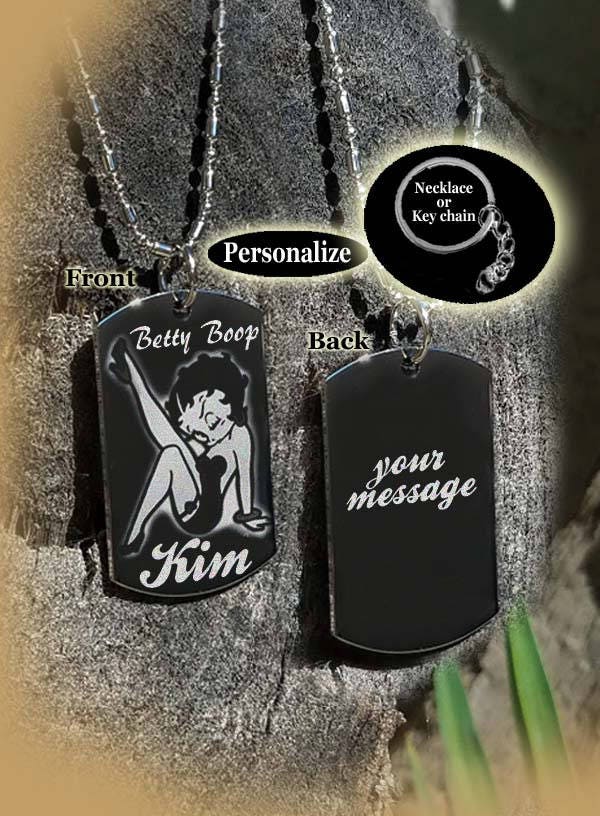 Betty Boop, Boop Design, Charme, Bettp Schlüsselanhänger, Schmuck, Designs, Personalized von engravings4u