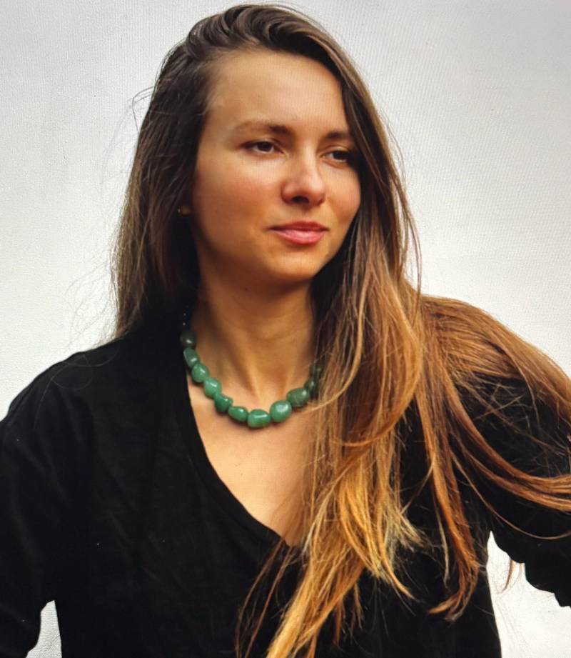 Vintage Sterling Silber Grün Aventurin Polierte Perlen Halskette - Custom One Of A Kind Schmuck von enhei