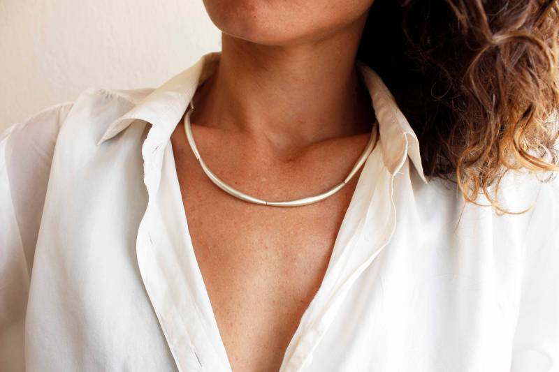 Feine Silberne Halskette | Aussage Handgemachte Schmuck-Und Silberschmuck Kettenkette Spiculum-Halskette Feine Silberne Halskette | Aussage Handgemachte Schmuck-Und Silberschmuck Kettenkette Spiculum-Halskette von eniJewellery