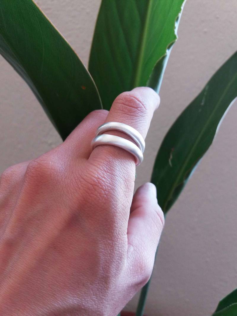 Feine Silbernen Ring | Eleganter Silberring Geschenk Für Sie Minimale Stapelbar Feine Silbernen Ring | Eleganter Silberring Geschenk Für Sie Minimale Stapelbar von eniJewellery