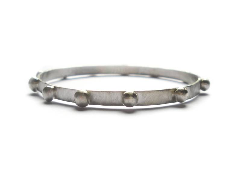 Silberarmband | Kugeln Ring Rock-Armband Silberarmband | Kugeln Ring Rock-Armband von eniJewellery