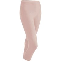 3/4-Seiden-Leggings aus reiner Bio-Seide, rosenquarz von Waschbär