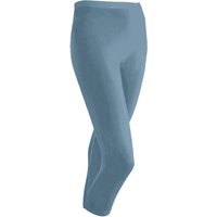 3/4-Seiden-Leggings aus reiner Bio-Seide, blautanne von Waschbär