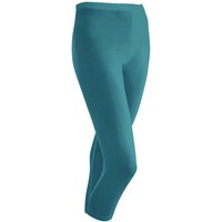 3/4-Seiden-Leggings aus reiner Bio-Seide, atlantik von Waschbär