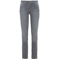 Jeggins aus Bio-Baumwolle, grey washed von Waschbär