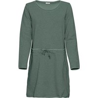 Sweatkleid, Langarm aus Bio-Baumwolle, jade melange von Waschbär