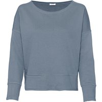 Sweatshirt aus reiner Bio-Baumwolle, rauchblau von Waschbär