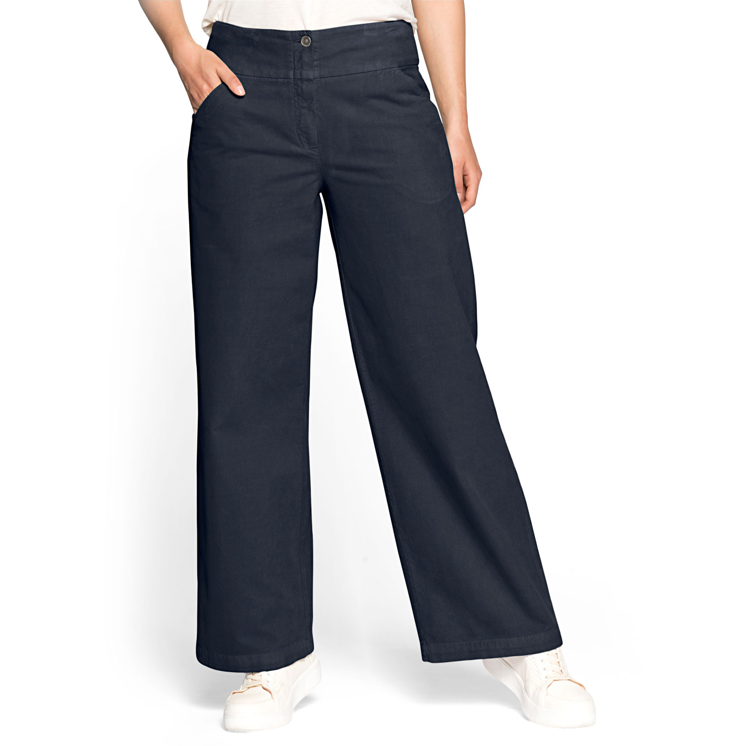 Velvetonhose MARLENE aus Bio-Baumwolle, marine 44 Velvetonhose MARLENE aus Bio-Baumwolle, marine 44 von Waschbär