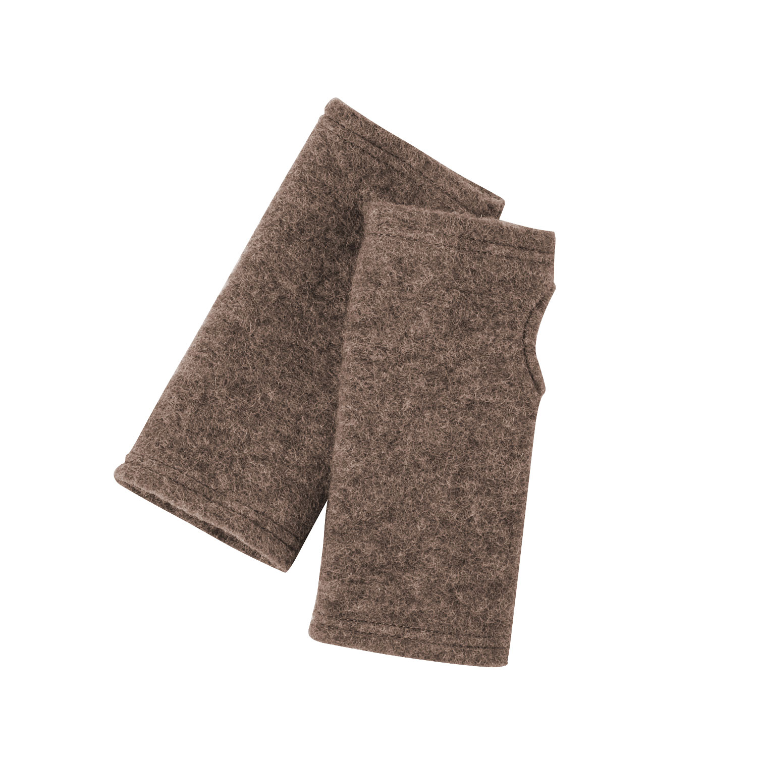 Walk-Armstulpen aus Bio-Schurwolle mit Bio-Baumwolle, nougat Einheitsgröße Walk-Armstulpen aus Bio-Schurwolle mit Bio-Baumwolle, nougat Einheitsgröße von Waschbär