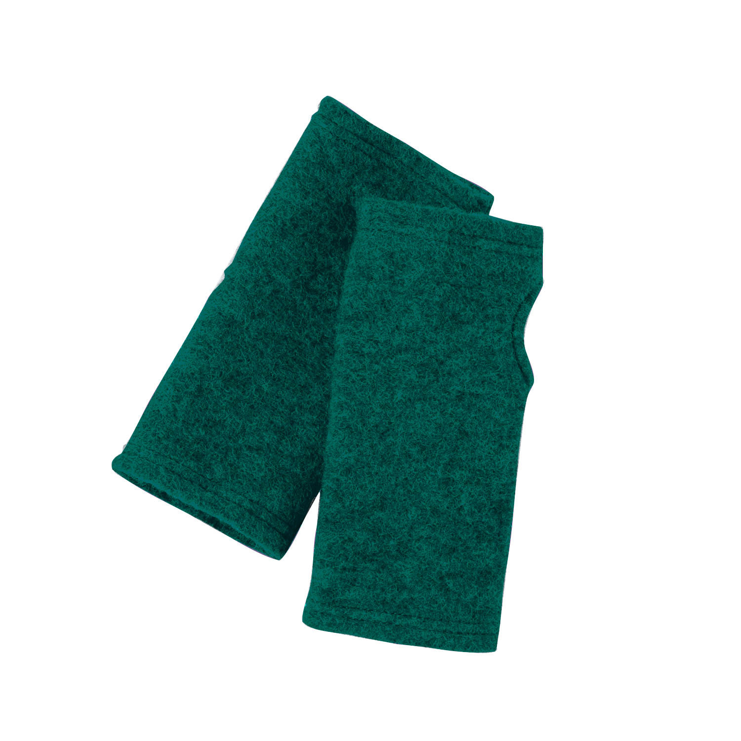 Walk-Armstulpen aus Bio-Schurwolle mit Bio-Baumwolle, smaragd Einheitsgröße Walk-Armstulpen aus Bio-Schurwolle mit Bio-Baumwolle, smaragd Einheitsgröße von Waschbär