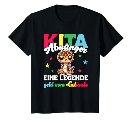 Schlange Einschulung - Abschied Kinder Kita Abgänger 2025 T-Shirt Schlange Einschulung - Abschied Kinder Kita Abgänger 2025 T-Shirt von entdecke Grundschule 1. Klasse Einschulungs Motive