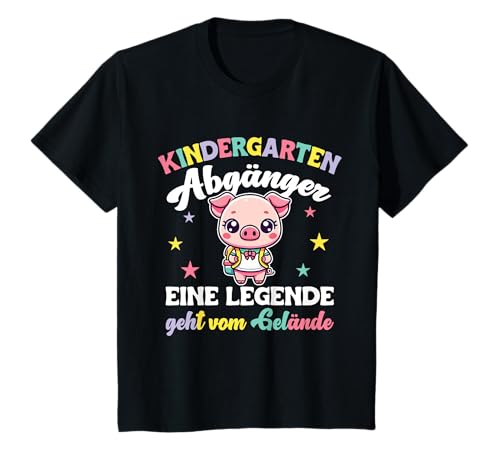 Kinder Schwein Einschulung - Abschied Kindergarten Abgänger 2025 T-Shirt Kinder Schwein Einschulung - Abschied Kindergarten Abgänger 2025 T-Shirt von entdecke Grundschule 1. Klasse Einschulungs Tiere