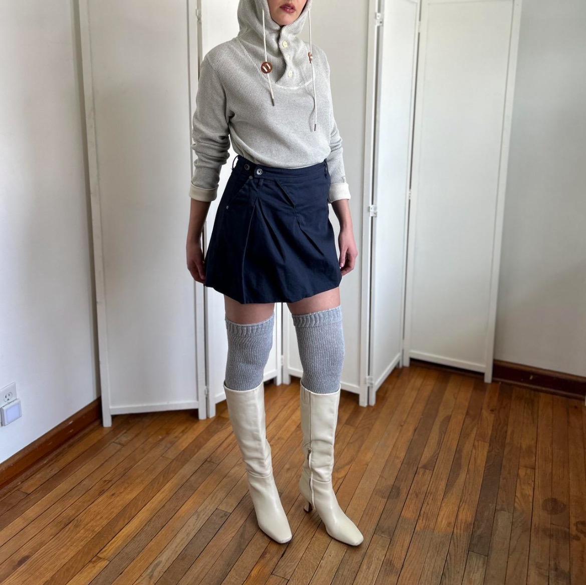 Y2K Wickelrock Bubble Minirock | Navy Designer Italian Made Archival Gorpcore Utilite Y2K Wickelrock Bubble Minirock | Navy Designer Italian Made Archival Gorpcore Utilite von enterportale