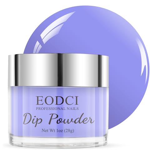 EODCI 1 Oz/28g Dipping Powder Nails - Lila Dipping Acryl Powder Dip Pulver Nagel Dipping Puder, French Nails Nägel Selber Machen Set Geschenke für Frauen von eodci