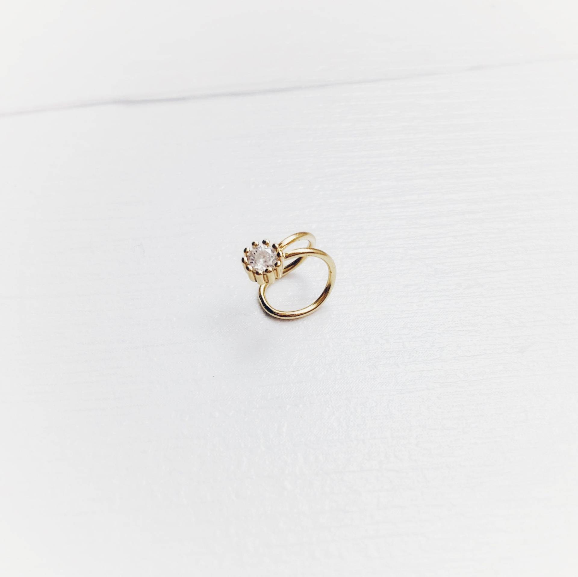 Ohrklemme Ohne Piercing Vergoldetes 925Er Silber Plus 3 Mm Zirkon Ohrringe Boho-Ohrklemme Vergoldeter Schmuck Ohrklemme Ohne Piercing Vergoldetes 925Er Silber Plus 3 Mm Zirkon Ohrringe Boho-Ohrklemme Vergoldeter Schmuck von ephemereshop
