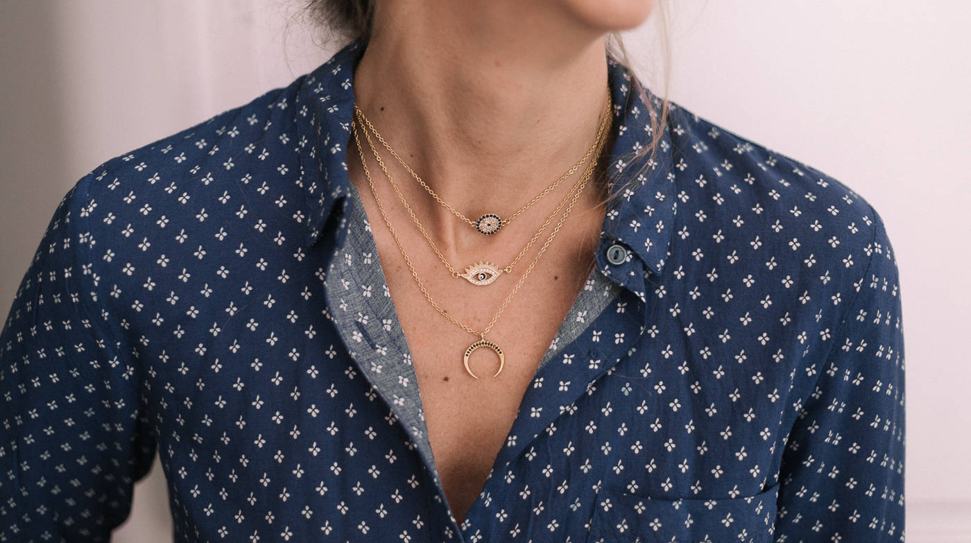 Zirkon-Horn-Halskette, 24 Karat Vergoldet Minimalistisch Zart Boho Vergoldung Trend Mini-Halskette Amulett Pavé Zirkon-Horn-Halskette, 24 Karat Vergoldet Minimalistisch Zart Boho Vergoldung Trend Mini-Halskette Amulett Pavé von ephemereshop
