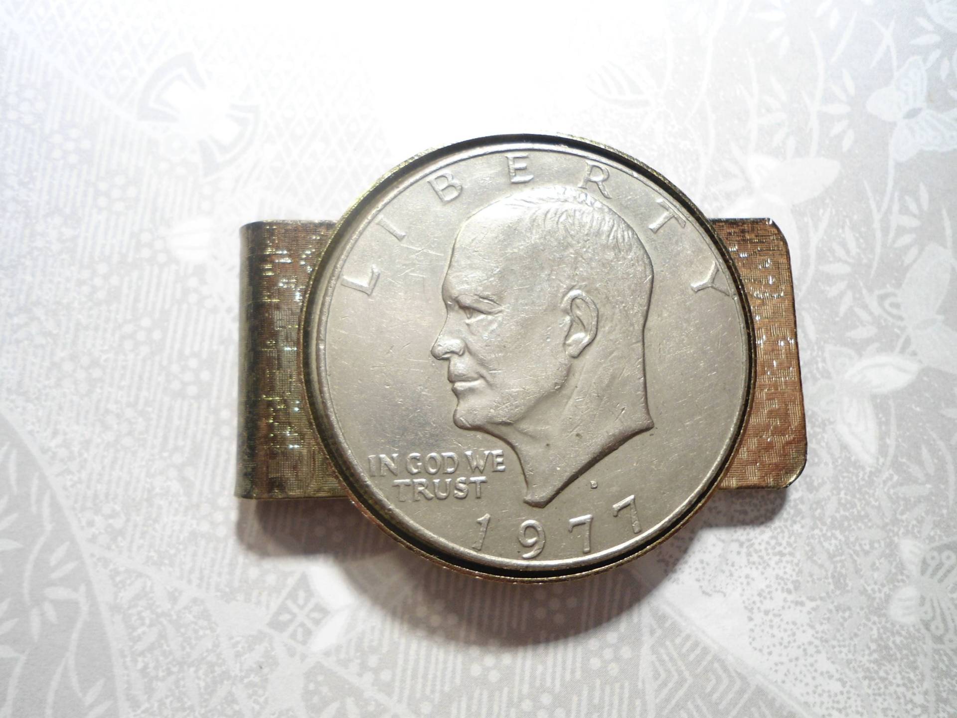 1 Antike Versilberte Eisenhower Morgan Liberty Dollar Geldspange Keine Münze 1 Antike Versilberte Eisenhower Morgan Liberty Dollar Geldspange Keine Münze von epicvintagejewelry