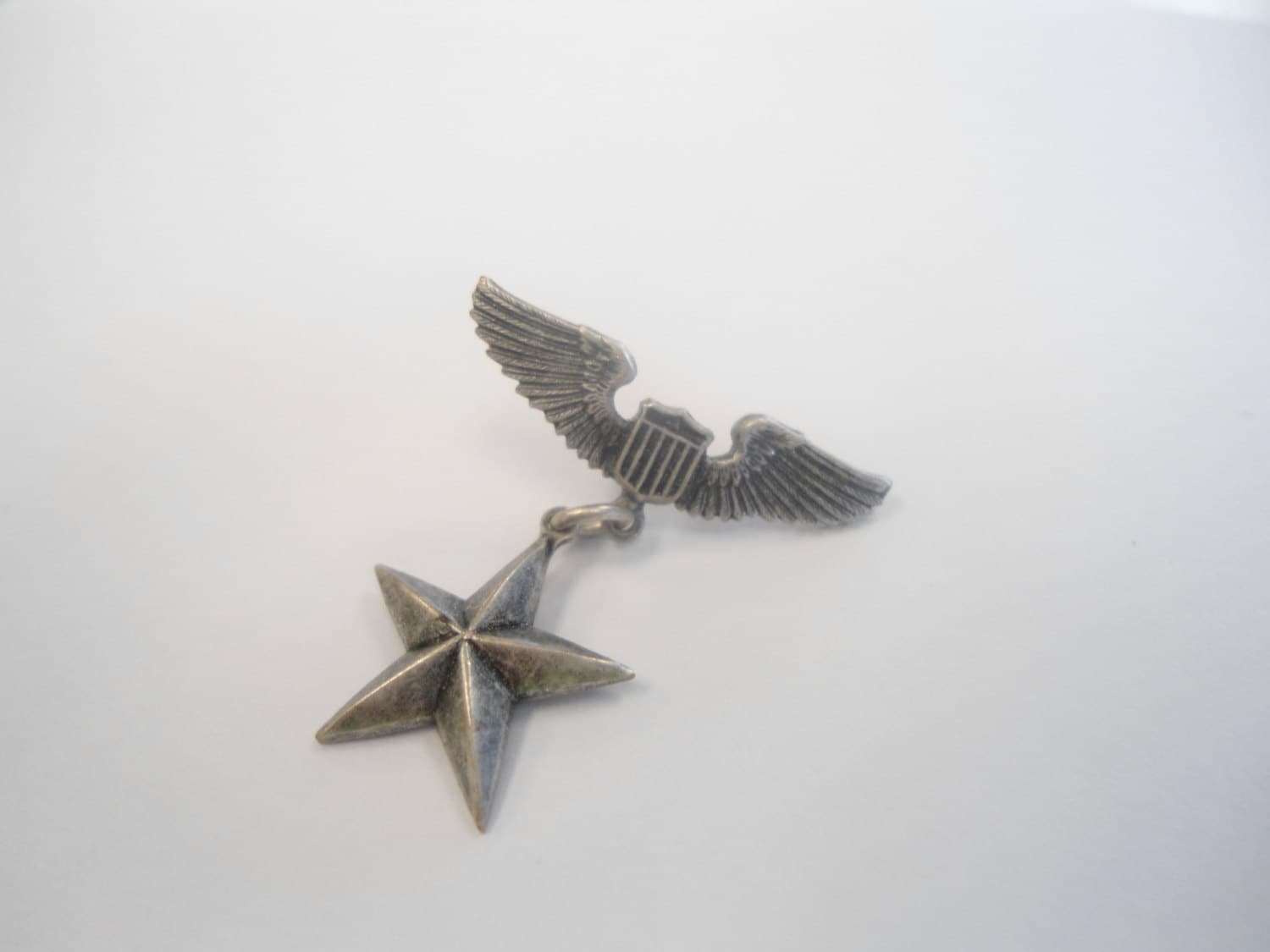 1 Bronze Vergoldet Luftwaffe Pilot Flügel Pin 1 Bronze Vergoldet Luftwaffe Pilot Flügel Pin von epicvintagejewelry
