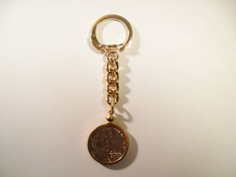 1 Vergoldete Nickel Münze Lünette Münzhalter Schlüsselanhänger Mit Inklusive 1 Vergoldete Nickel Münze Lünette Münzhalter Schlüsselanhänger Mit Inklusive von epicvintagejewelry