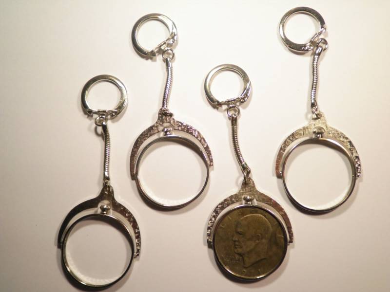 1 Versilberte U.s. Eisenhower Morgan Und Freiheit Frieden Dollar Spinnen Münzhalter Schlüsselanhänger 1 Versilberte U.s. Eisenhower Morgan Und Freiheit Frieden Dollar Spinnen Münzhalter Schlüsselanhänger von epicvintagejewelry