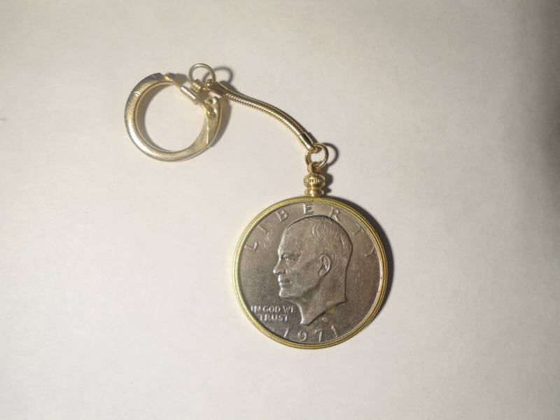 1 Vg Schlüsselanhänger Eisenhower Dollar Halter von epicvintagejewelry