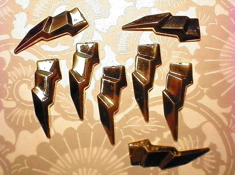 10 Vg Blitz Bolzen Ohrring Baumelt Anhänger 43mm 10 Vg Blitz Bolzen Ohrring Baumelt Anhänger 43mm von epicvintagejewelry