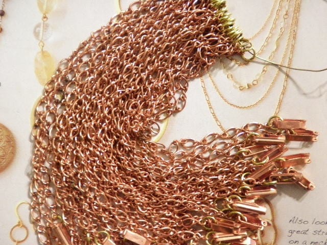 12 Coppercoated 7 "Charm Armbänder 12 Coppercoated 7 "Charm Armbänder von epicvintagejewelry