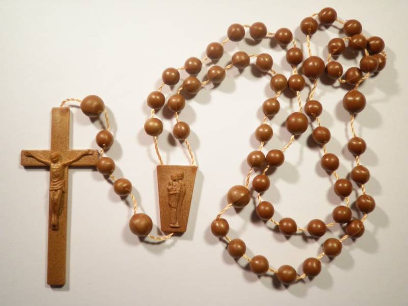 2 Rosenkränze Rosenkranz Perlen Halskette von epicvintagejewelry