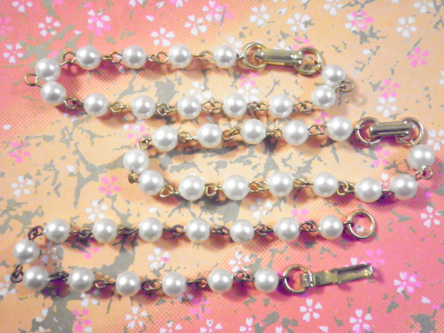 4 Vintage 18-1/2" Perlen Armbänder 4 Vintage 18-1/2" Perlen Armbänder von epicvintagejewelry