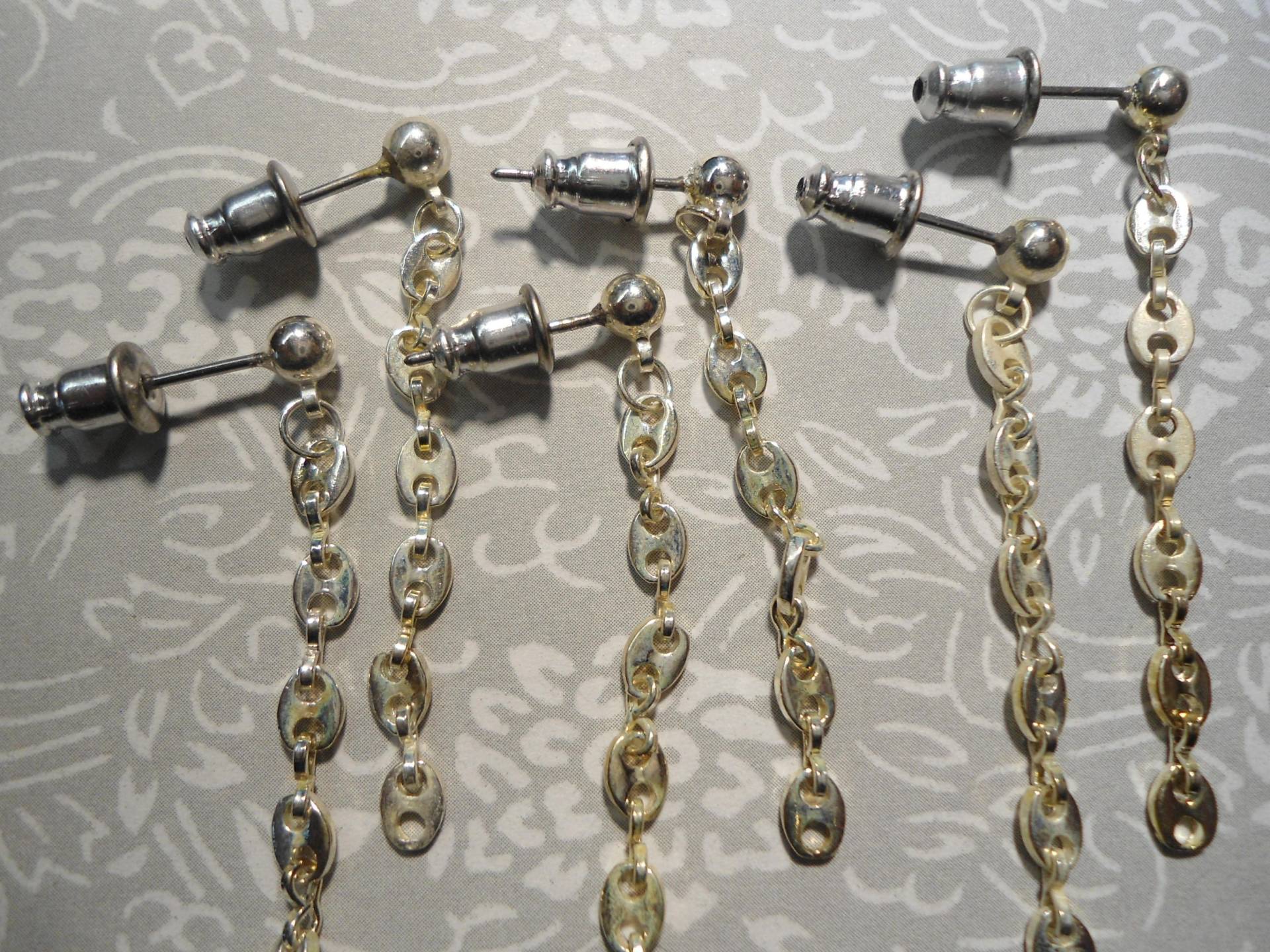 6 Paar Versilberte Münzen Ohrringe 6 Paar Versilberte Münzen Ohrringe von epicvintagejewelry