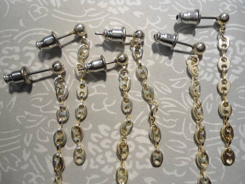 6 Paar Versilberte Münzen Ohrringe von epicvintagejewelry