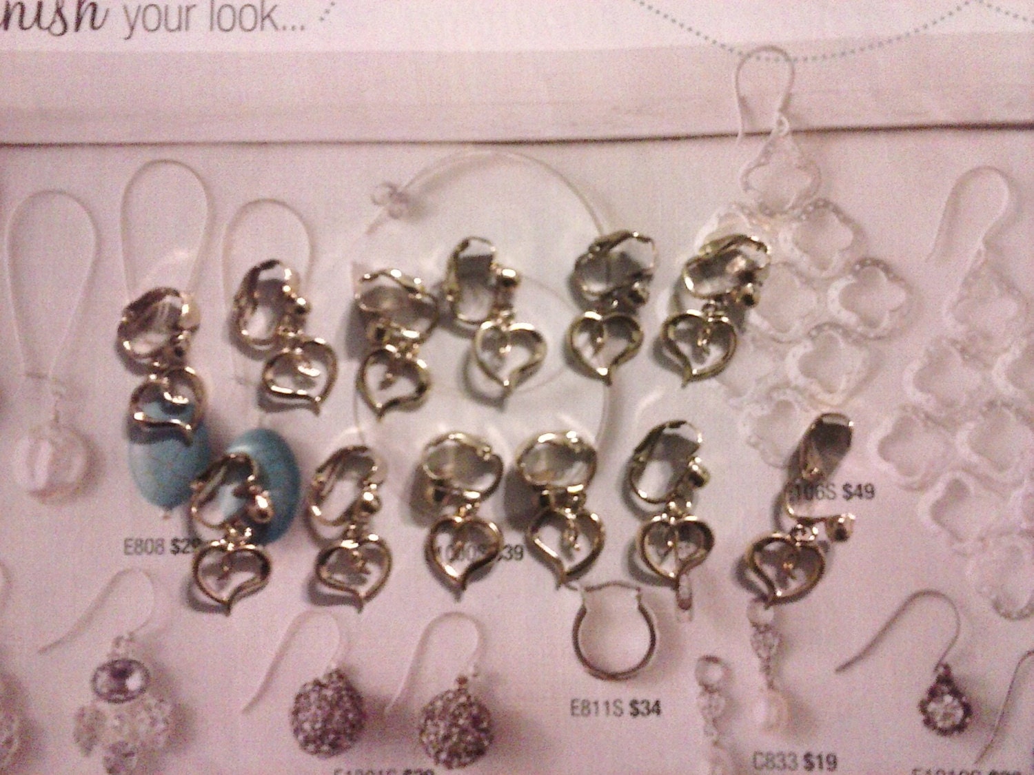 6 Prs. Vergoldet Herz Ohrringe 6 Prs. Vergoldet Herz Ohrringe von epicvintagejewelry