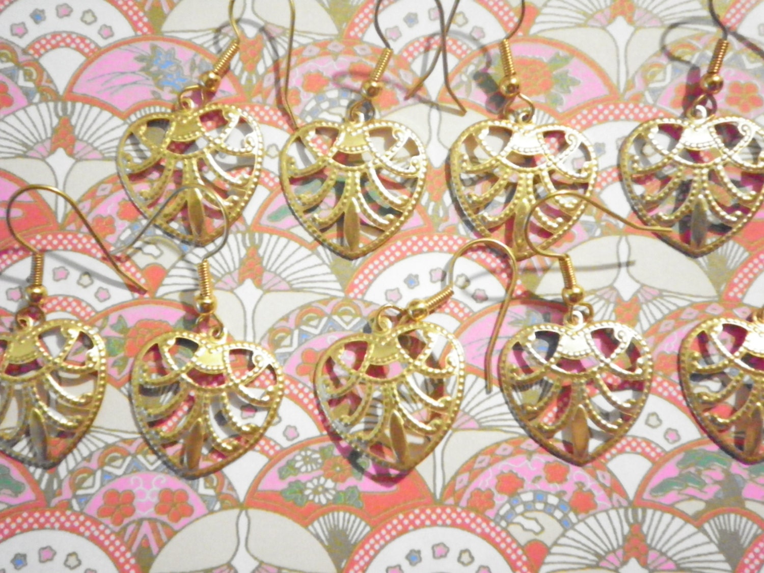 6 Prs. Vergoldet Ohrstecker von epicvintagejewelry