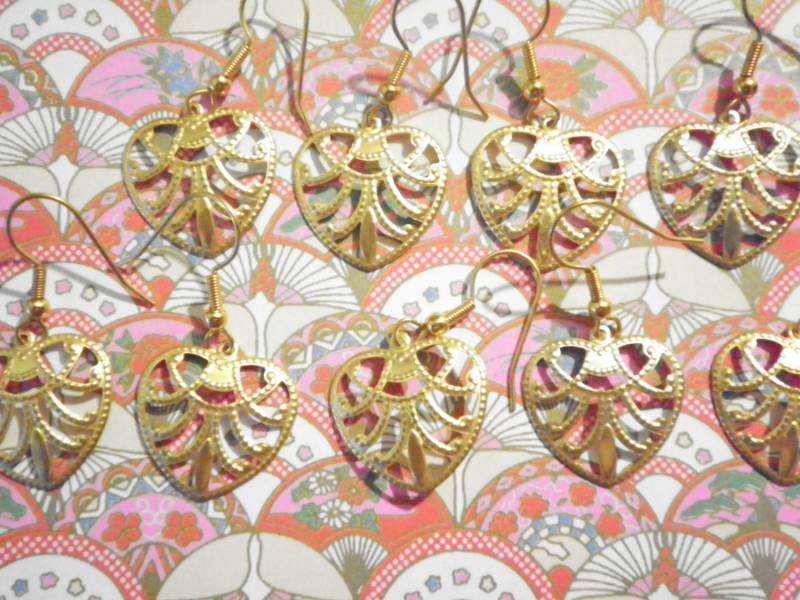 6 Prs. Vergoldet Ohrstecker von epicvintagejewelry